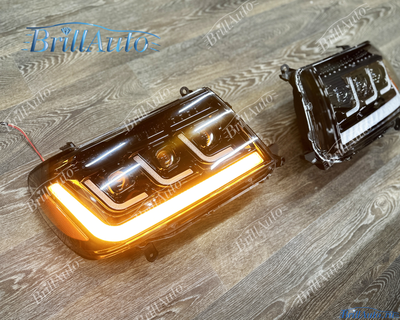 Фары Land Cruiser 100 2005-2007 в стиле 300 LED