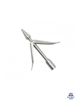 Наконечник Scorpena 9см нержав. 2 длинных флажка, M7