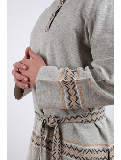 Косоворотка "Сила Духа" ручное ткачество