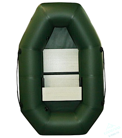 Лодка ПВХ Polar Bird Чирок Гребная PB-190Т Teal со стеклокомпозитной сланью и банкой Зелёная