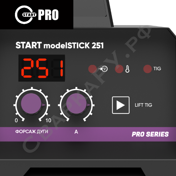 Инвертор сварочный Старт modelSTICK 251