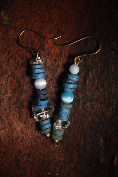 Благотворительность. Серьги "Звенящий ручей"