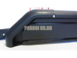 Пороги подножки "Luxe Black" 1700 мм для Mitsubishi ASX I 2010-