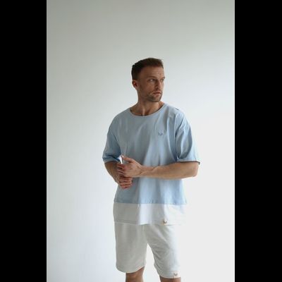 МУЖСКОЙ КОСТЮМ "ВОЗДУШНЫЙ" ГОЛУБОЙ