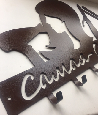 Вешалка настенная металлическая Самая-самая