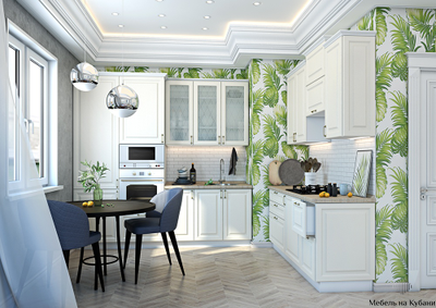 Ницца модульная кухня разные цвета