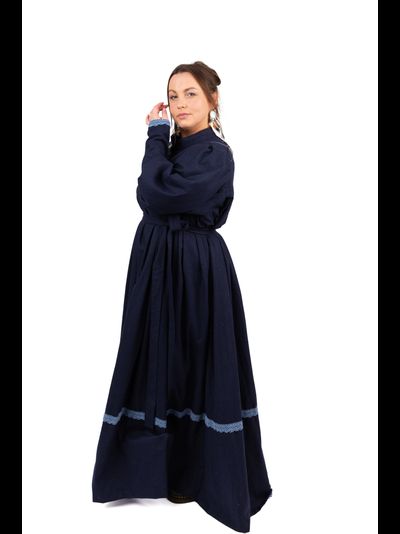 Платье в русском стиле "Поморское" шерстяное