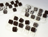 Пластиковая форма для шоколада &quot;Алфавит конфеты&quot;
