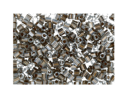 Toho Hexagon 993 Inside Color Gold-Lined Black Diamond