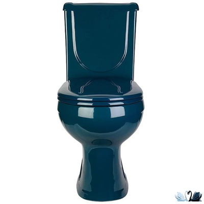 Унитаз с бачком Оскольская керамика Ирида, зеленый, Стандарт (сиденье арматура УКЛАД)