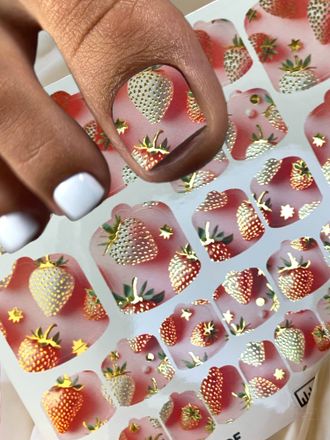 Пленки для педикюра с фольгой VIP-048