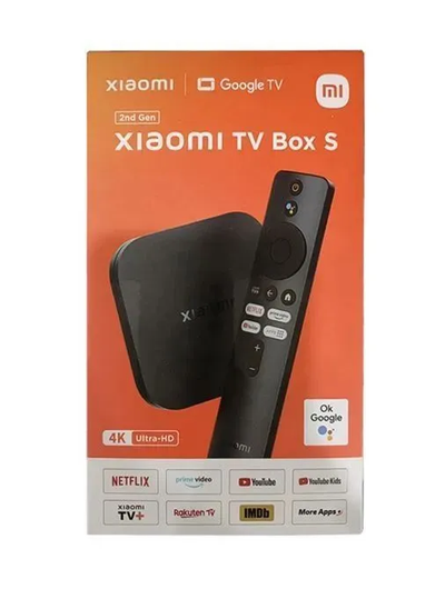 ТВ-приставка Xiaomi Mi TV Box S 2nd Gen (MDZ-28-AA) EU Черный