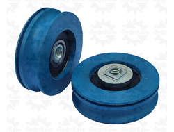 Ролик 50х15,5 с подшипником и резьбовой втулкой 2-х ручейковый