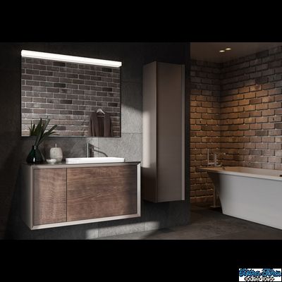 ШКАФ НИЖНИЙ ФРЕЙМ 1100-570-6 СТОЛЕШНИЦА НАТУРАЛЬНЫЙ МРАМОР BIANCO CARRARA