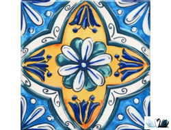 Декор Kerama Marazzi Капри майолика А489 9.9x9.9 глянец купить в магазине Marysя Краснодар