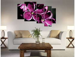 Модульная картина "Цветки сирени"