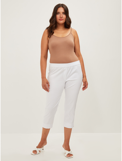 Брюки-капри (белый, черный, синий)