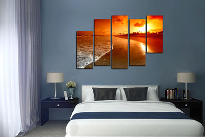 Модульная картина "Удивительный вечер"