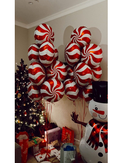 2 фонтана из шаров леденцы по 10шт