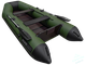 Лодка ПВХ Мастер Лодок Аква 3200С Слань-книжка Зелёный / Чёрный
