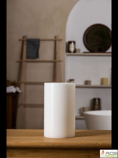 Гладкий парафиновый плафон для LED свечей - 11,7*20см