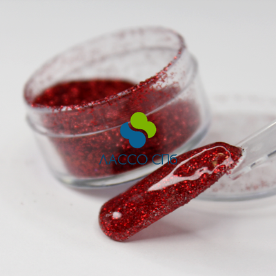 Полиэстровый глиттер блестки Красный 0,2 мм