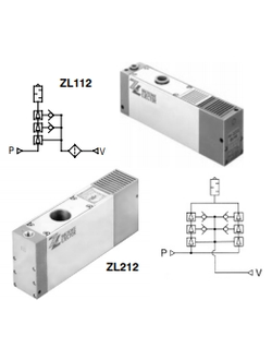 Трехступенчатый с фильтром и пневмоглушителем ZL