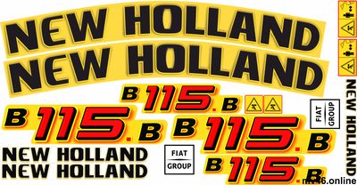 экскаватор-погрузчик В115В (комплект)