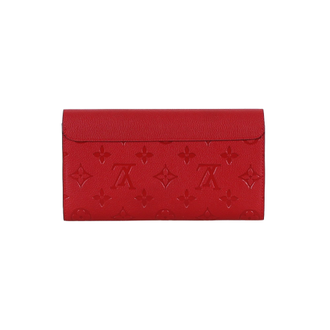 Кошелёк женский Louis Vuitton нат.кожа red