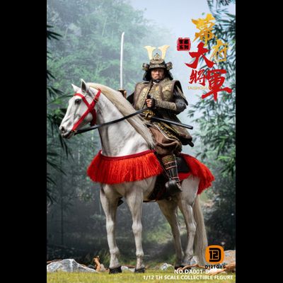 Дайме Ёси Торанага, делюкс версия - Коллекционная фигурка 1/12 SCALE Palm Collection Shogun DX Horse &amp; Banner Edition (DA001B) - D12TOYS