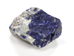 Содалит, необработанный "дикий" образец, Намибия (40*33*23 мм, 50 г) №26692