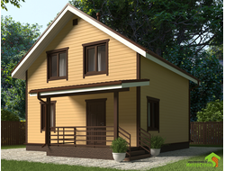 Каркасный дом КД-7.7-107