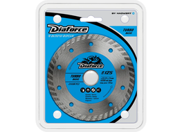 Диск алмазный DIAFORCE TURBO BASIC 125х22,23х7,5x1,9 мм сухой рез 511125