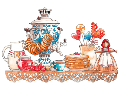D0589 Русское чаепитие