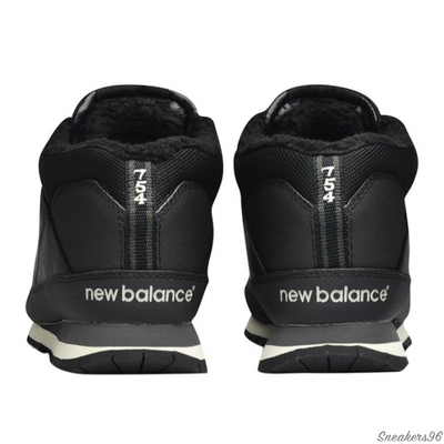 NEW BALANCE 754 Черные с Мехом  Мужские (41-45)
