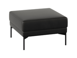 Банкетка Everprof Gamma угловая одноместная Экокожа Черный