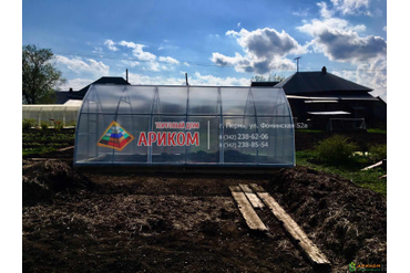 Теплицы и сотовый поликарбонат в Перми от Ариком