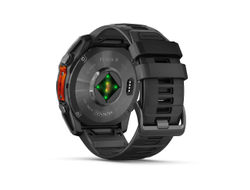 Умные часы Garmin Fenix 8 - 51 мм, AMOLED серый, черный силиконовый ремешок (010-02905-00)