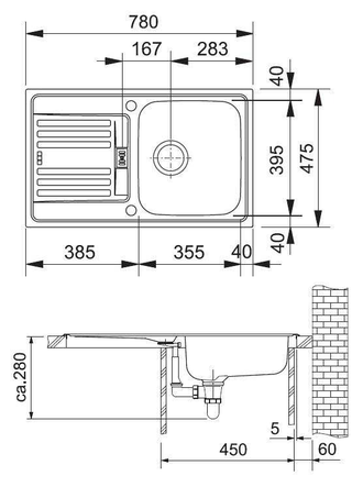 Мойка Franke Euroform EFN 614-78