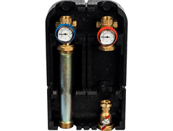 Насосная группа STOUT с прямым контуром 1" в теплоизоляции с циркуляционным насосом 25/60-180  (Арт.