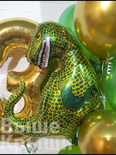 Сет "Тираннозавр" (13 шариков + 1 цифра)