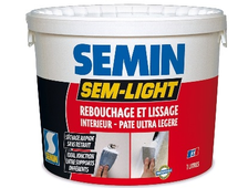 SEM-LIGHT 5л  Сверхлегкая безусадочная шпатлевка для заделки трещин стыков