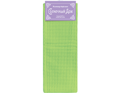 Однотонное вафельное полотенце "Светло зеленый"