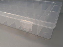 Коробка 24 ячейки для камней, пластик (19,5*14*3,5 см, 115 г) №25783