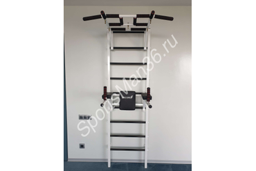 ШВЕДСКАЯ СТЕНКА РЕКОРД X2 (С ОПОРОЙ НА ПОЛ), цвет белый