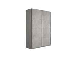 Шкаф-купе 2-х дверный «Траст» 1400 Бетон, Бетон/Бетон
