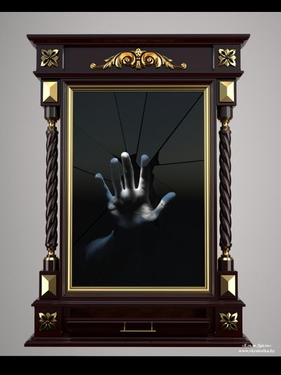 Рама для зеркала, 3d модель