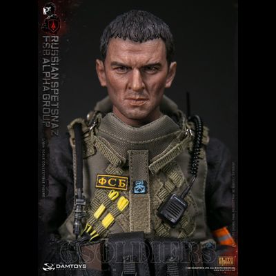 Спецназ ФСБ "Альфа" - Коллекционная ФИГУРКА 1/6 scale RUSSIAN SPETSNAZ FSB ALPHA GROUP (78064) - DAMTOYS