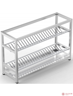 Стеллаж для сушки тарелок СКТ-2/900/300/550-п