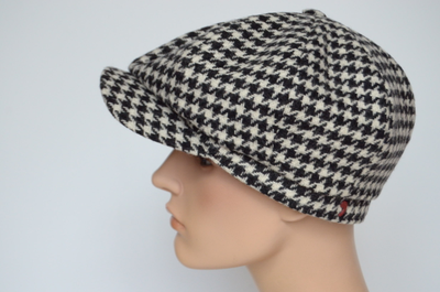 Кепка Alfonso D ' Este 41985 черно - белая